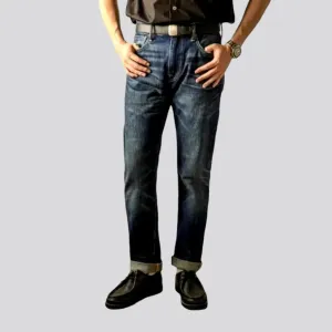 16oz men's self-edge jeans