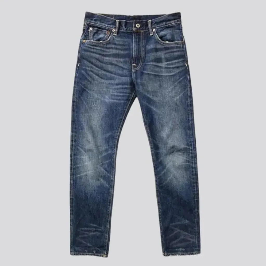 16oz men's self-edge jeans