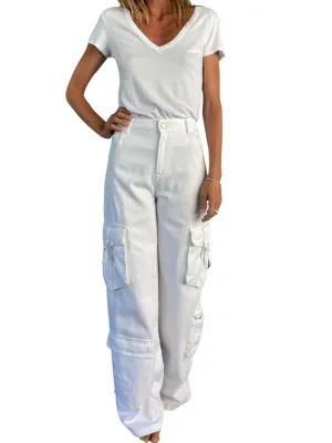 3X1 the cargo pant white