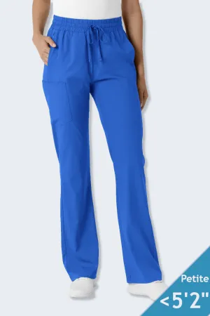 5251P LaserClinics WonderWink Boundless Women's Petite Bootcut Scrub Pant Royal