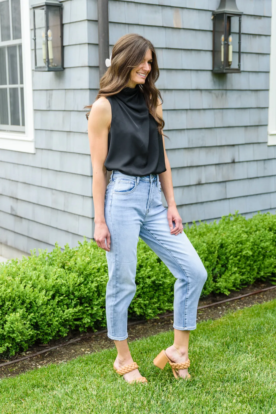 A-Game Mom Fit Jeans