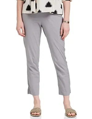 Amazon Brand - Myx Women's Slim Pants (MA04_Grey_L)