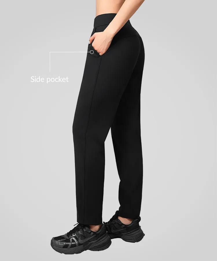 Anywhere Pockets Slim Fit Track Pants| Women's Sports Pants