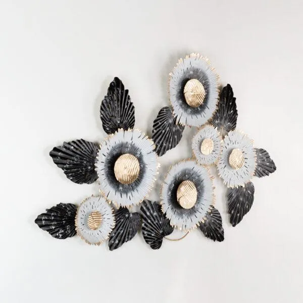 Black & White Sun Flower Stylish Wall Art