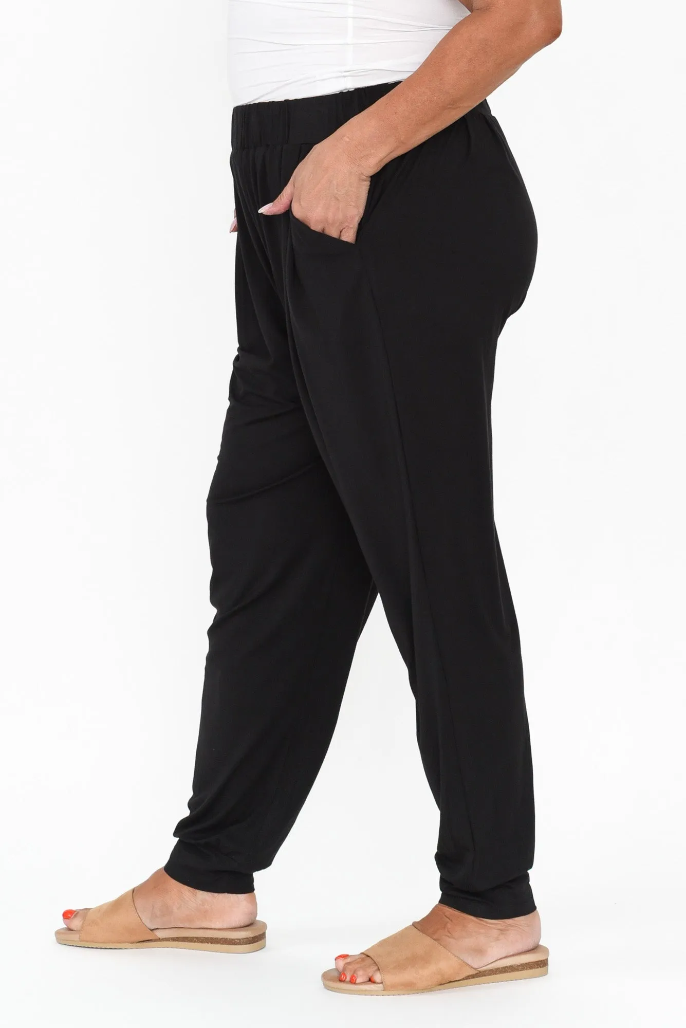 Black Bamboo Everyday Pants