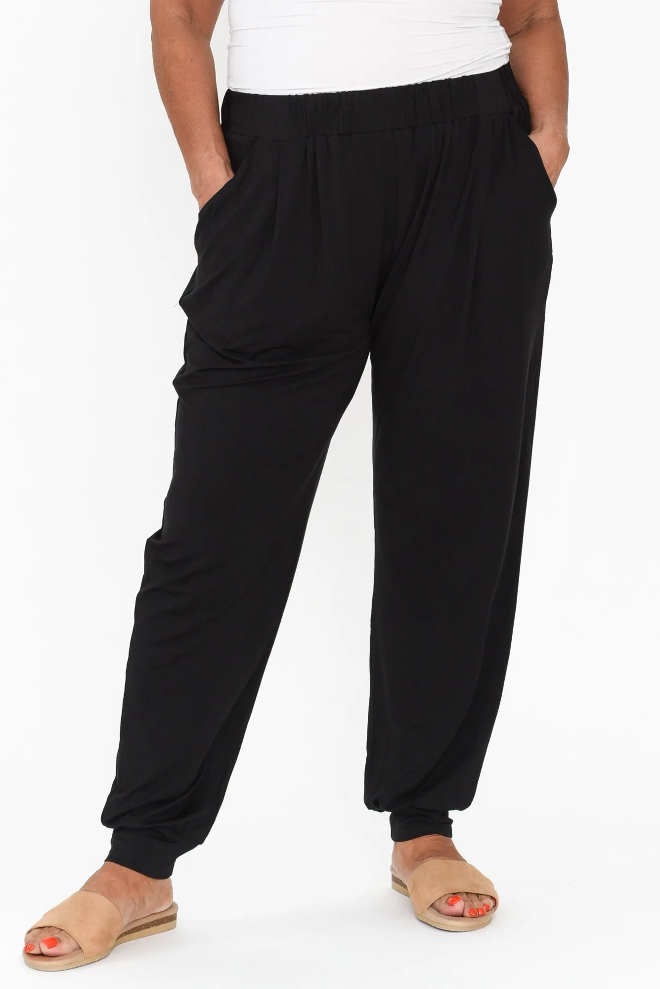 Black Bamboo Everyday Pants