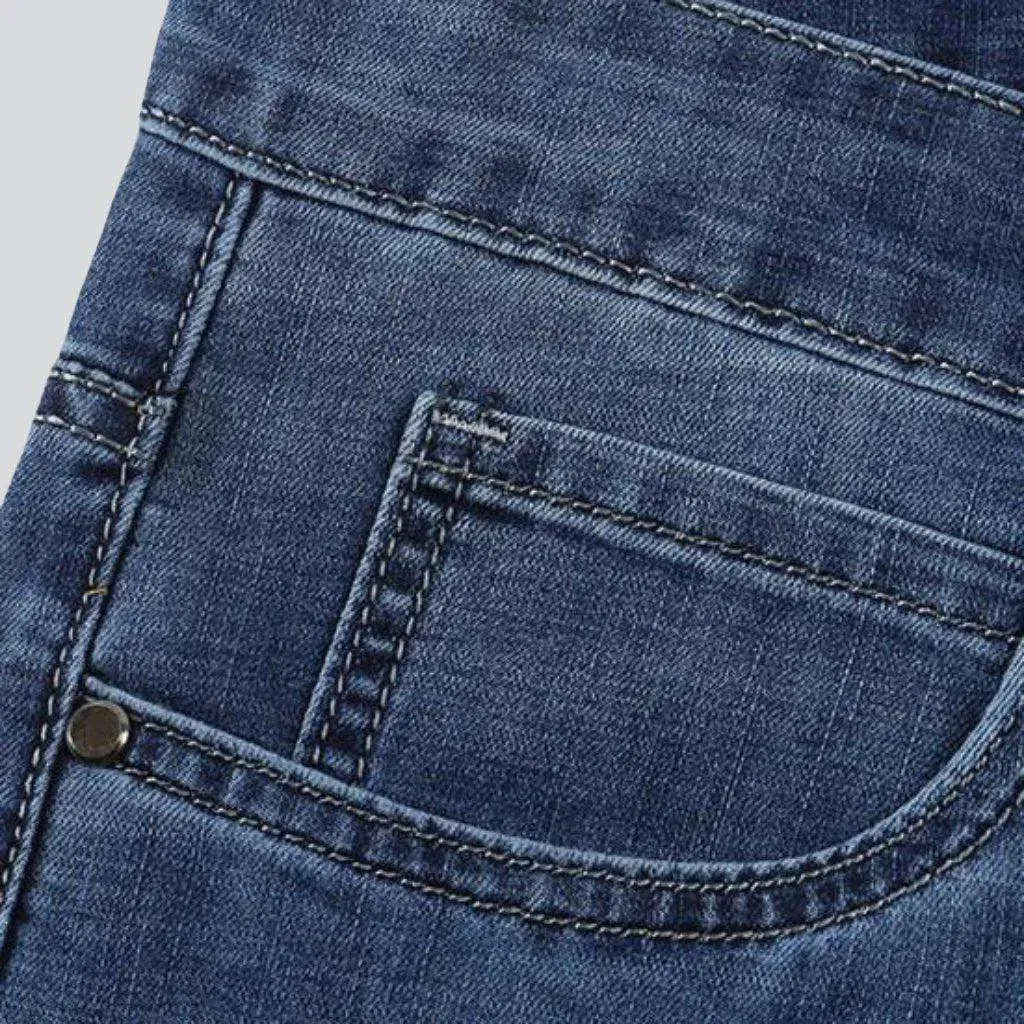 Blue slim men's jeans