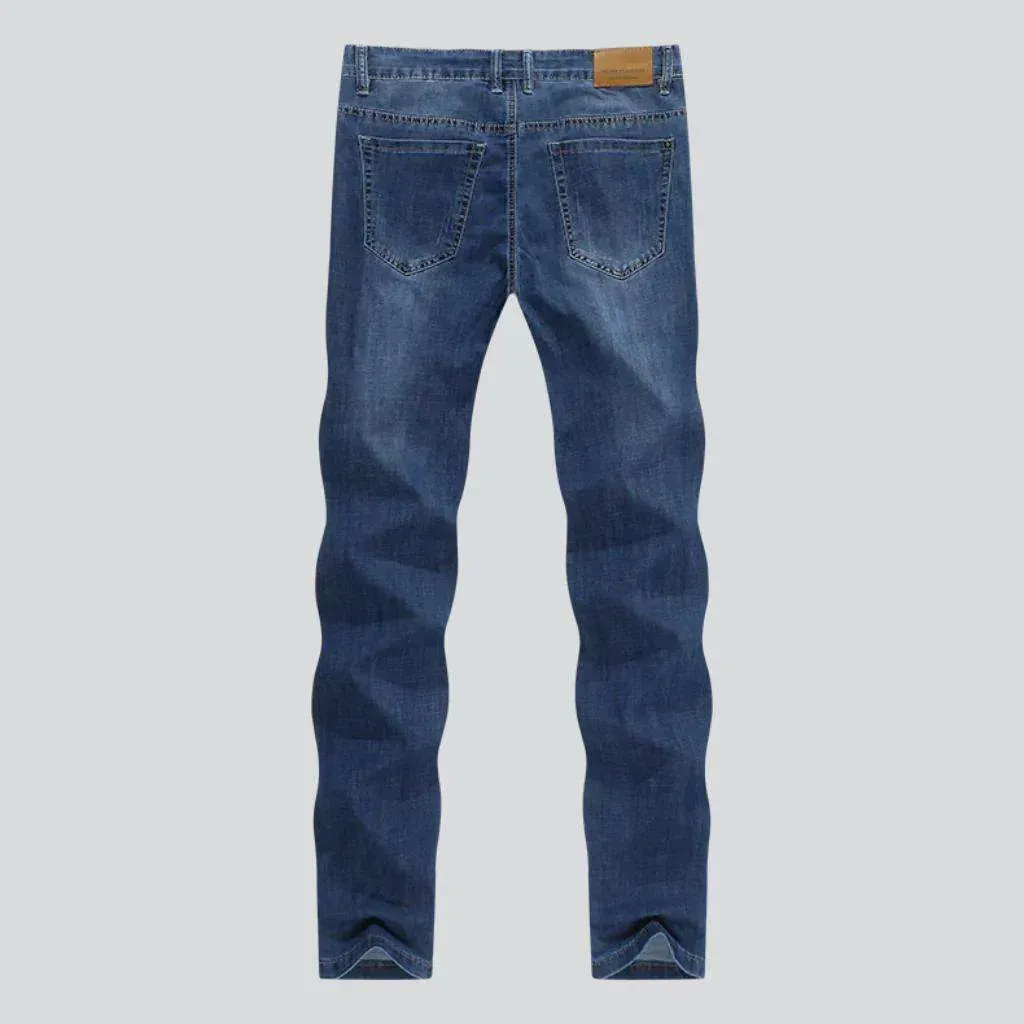 Blue slim men's jeans