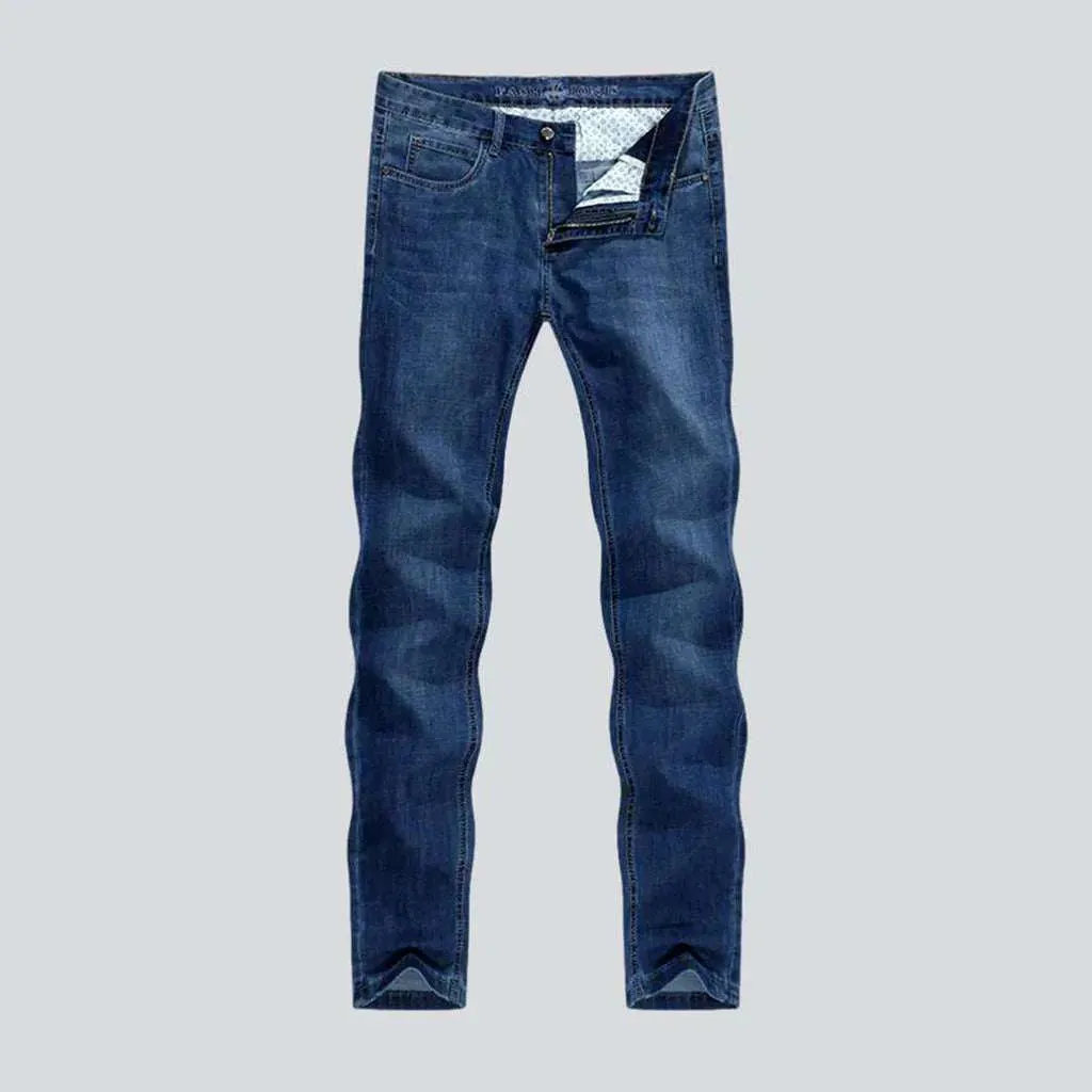 Blue slim men's jeans