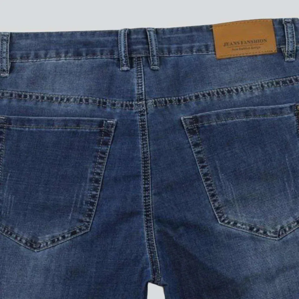 Blue slim men's jeans