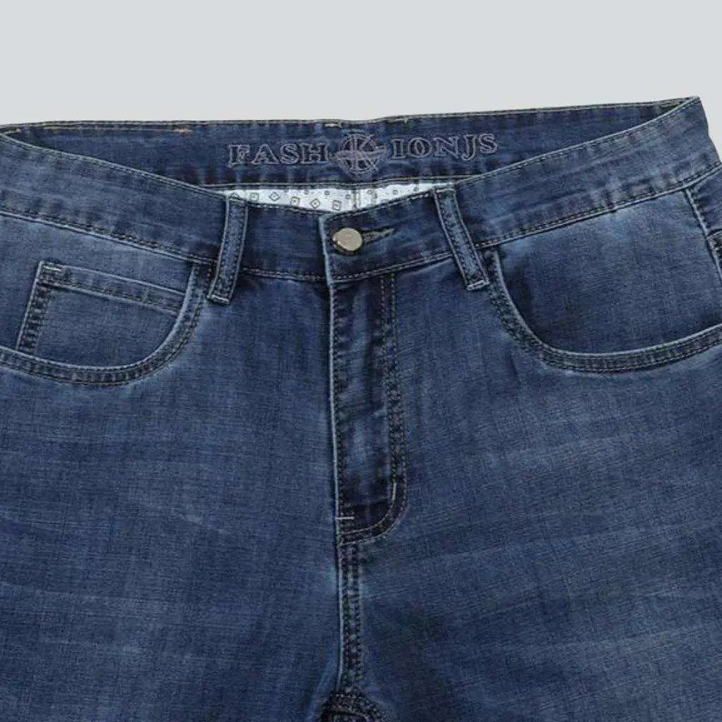 Blue slim men's jeans