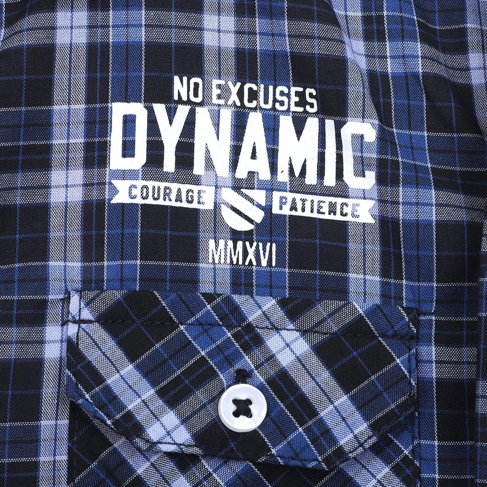 Boys Casual Shirt Never Look Back - N. Blue Check