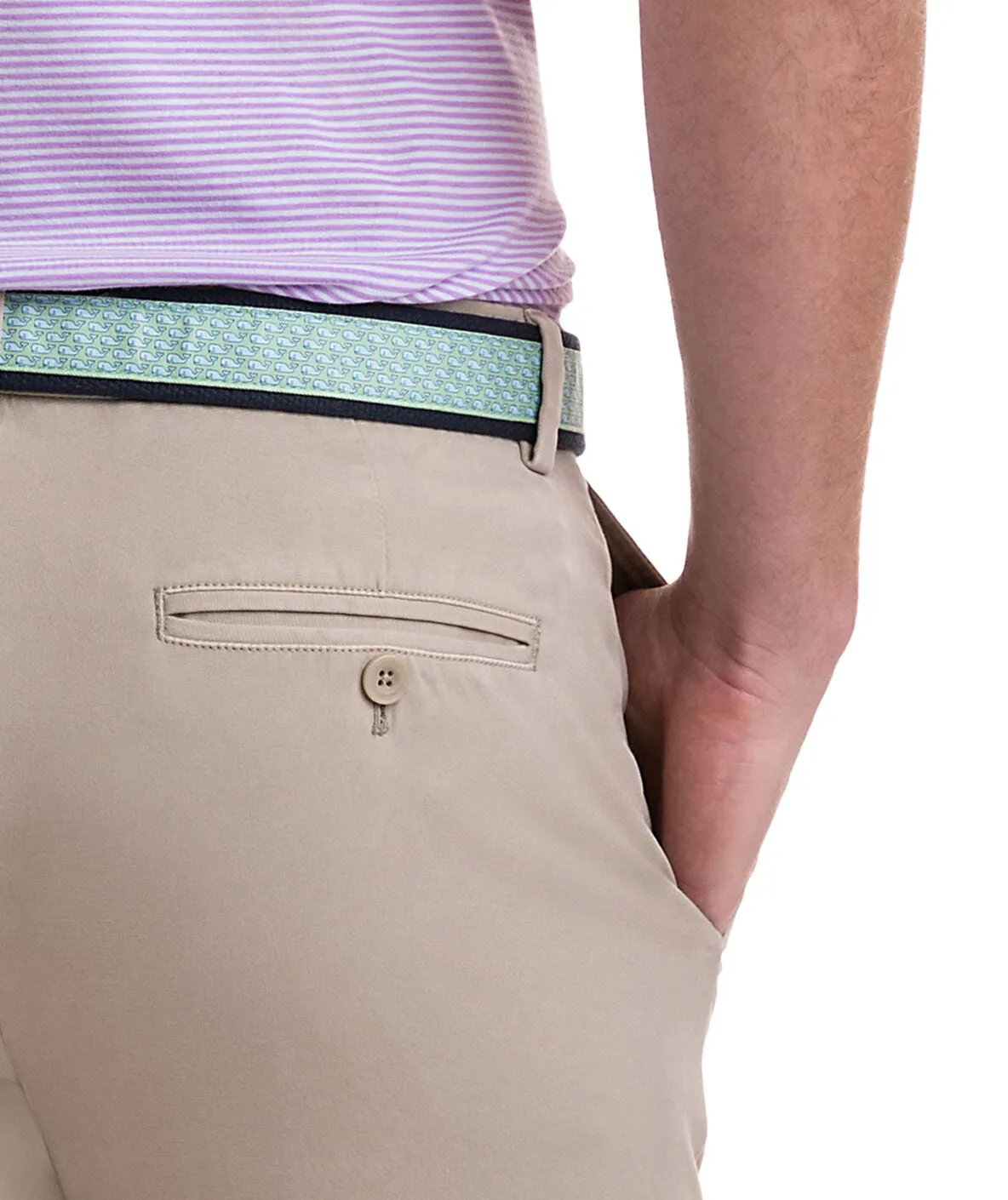 Breaker Pants in Khaki by Vineyard Vines