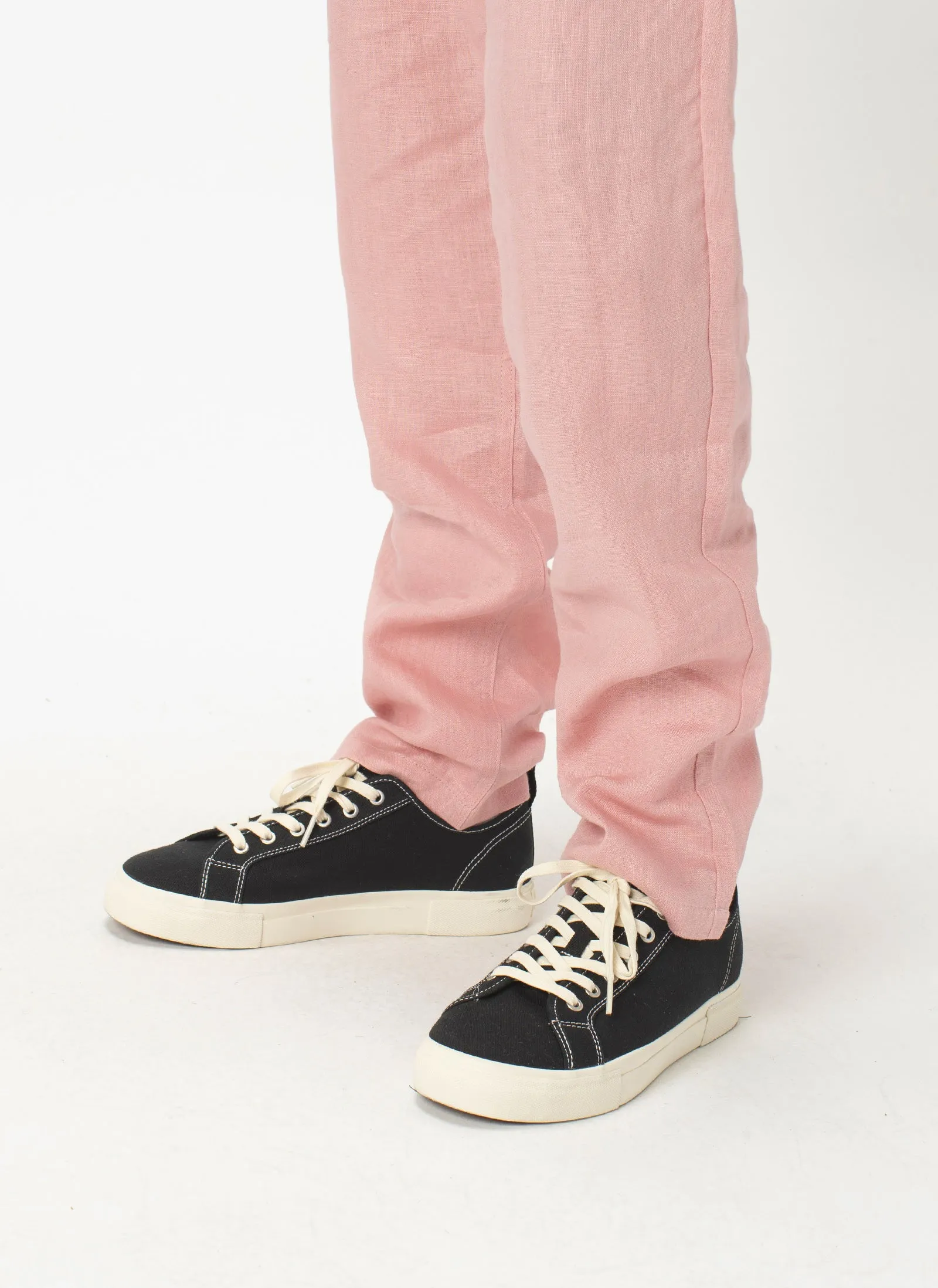 B.Relaxed Pant Pink Linen