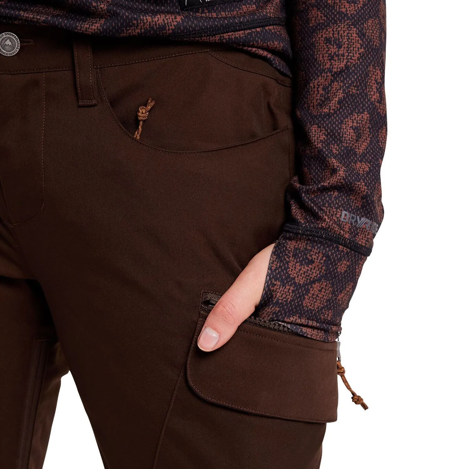 Burton Gloria Womens Pants Seal Brown