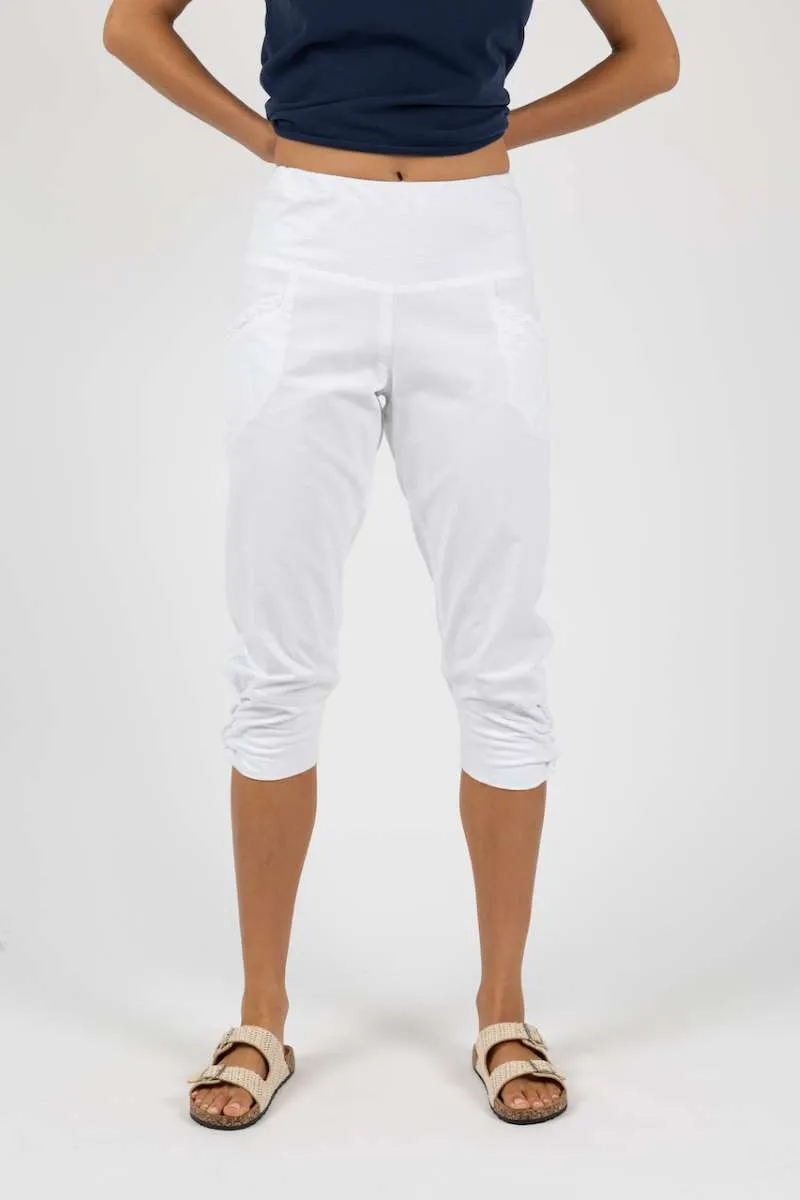 Cast Away Pant in White HS24407 by Humidity Lifestyle