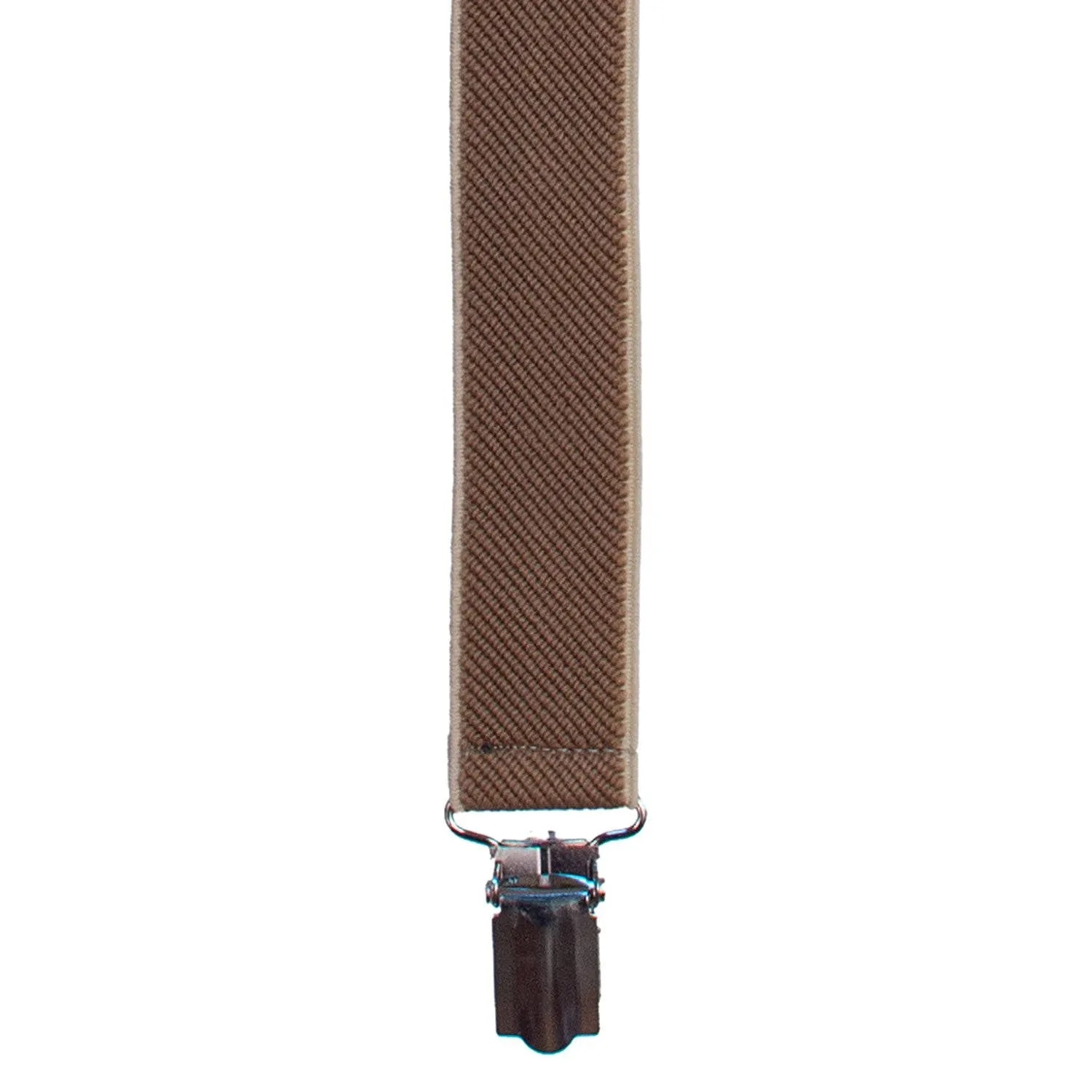 Coffee-Beige Slim Suspenders