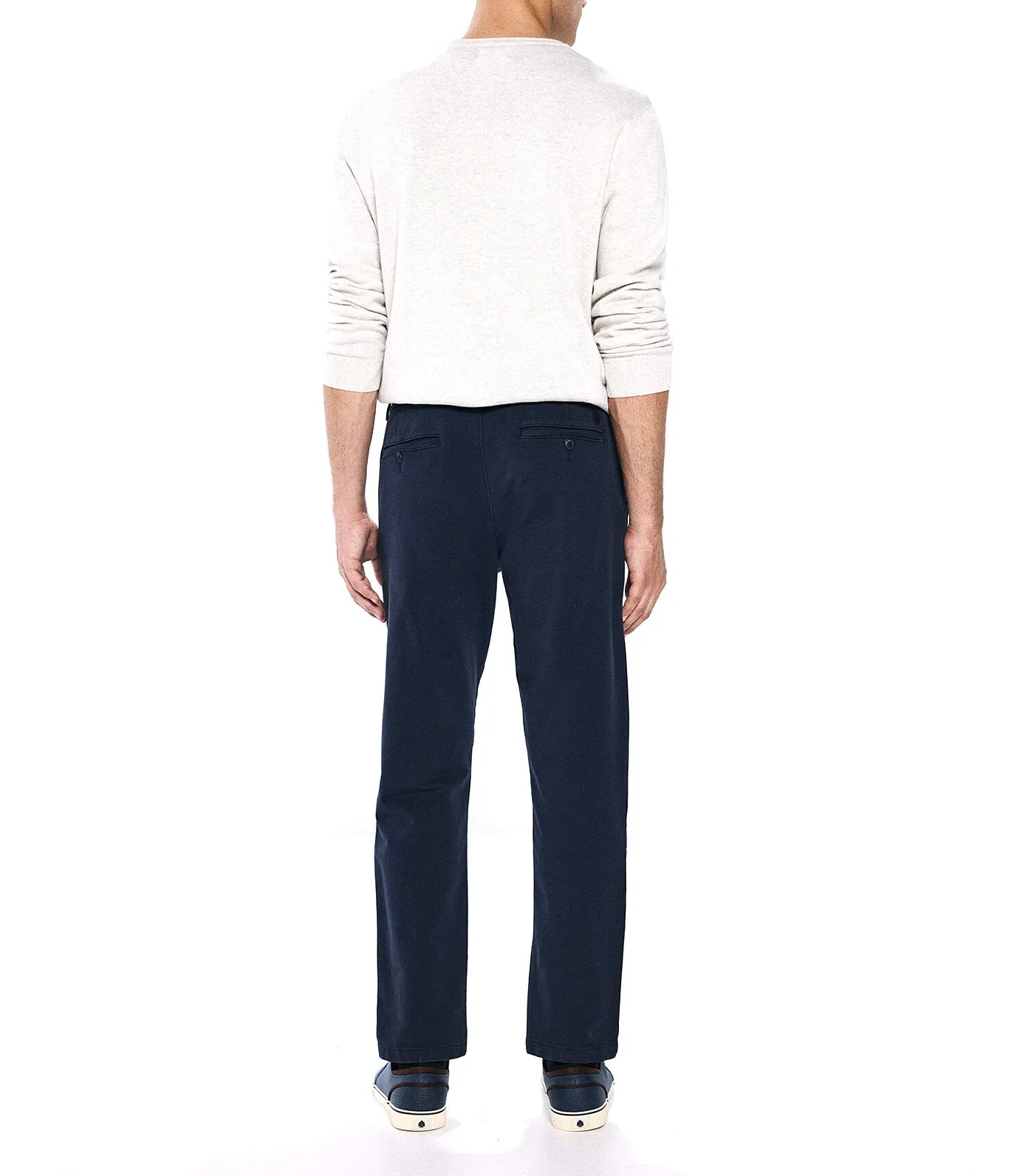 Comfort Knit Chinos Pants Dark Blue