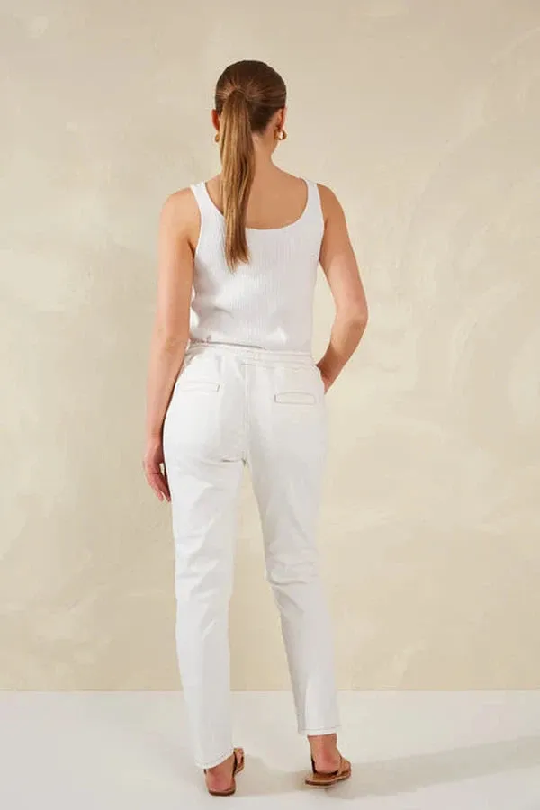 Dalton Denim Pant  White