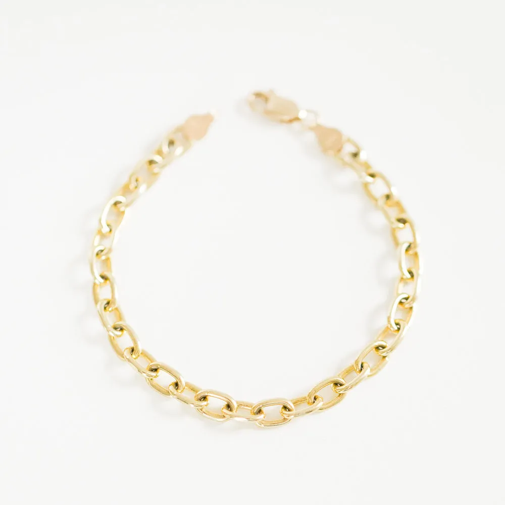 Elongated Chain Bracelet