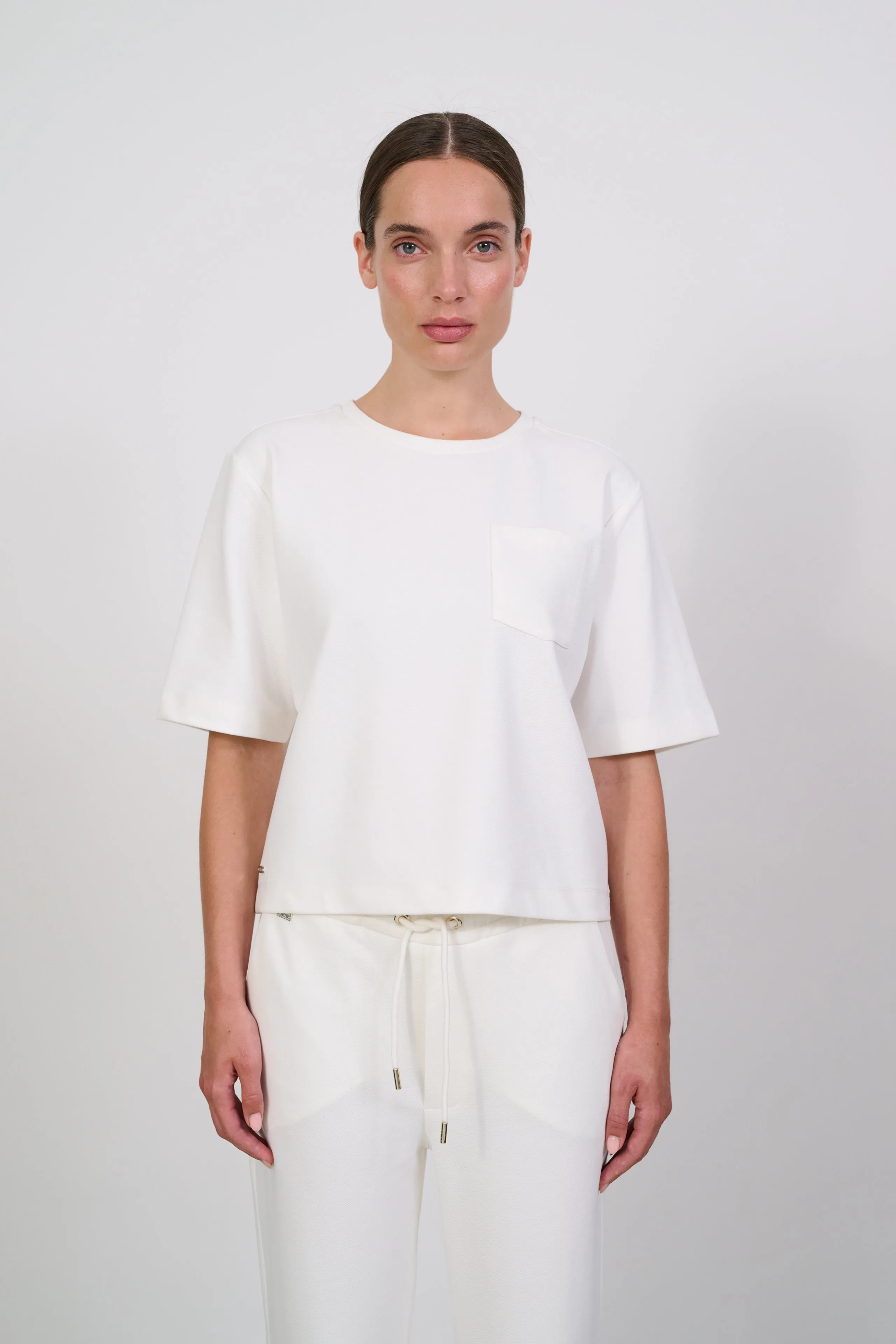 FOREST ESSENTIEL short tee - Marshmellow