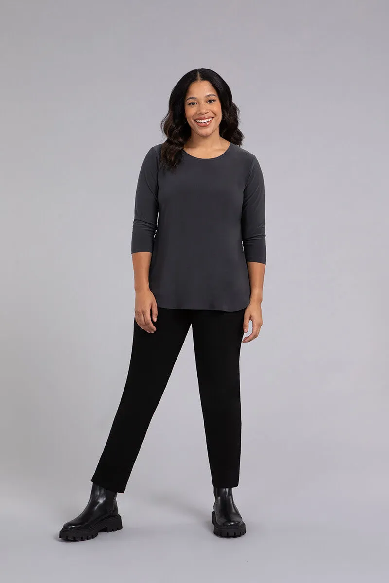 Go To Classic T-shirt Relax 3/4 Sleeve | Graphite