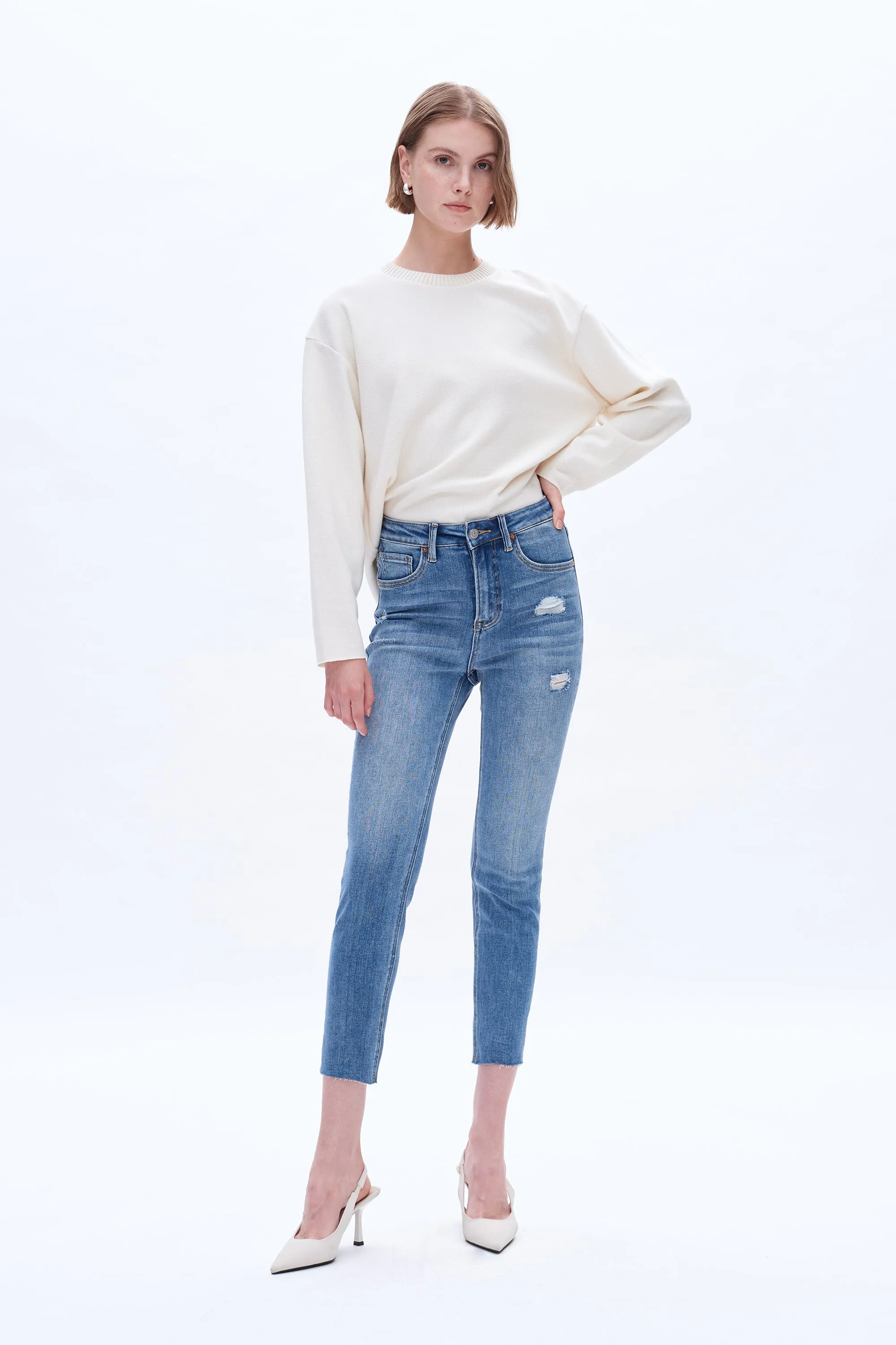 High Rise Skinny Jeans