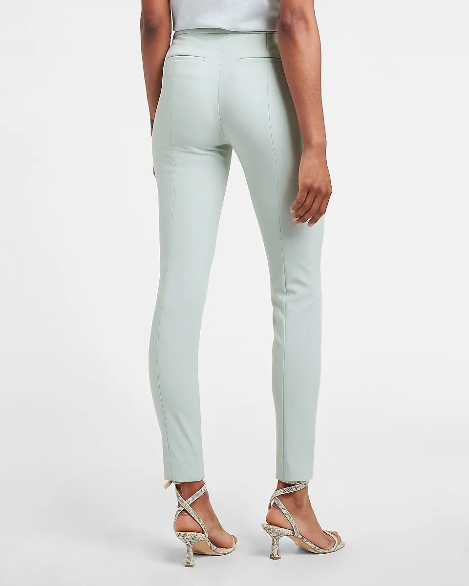 High Waisted Supersoft Twill Skinny Pant in Puritan Gray