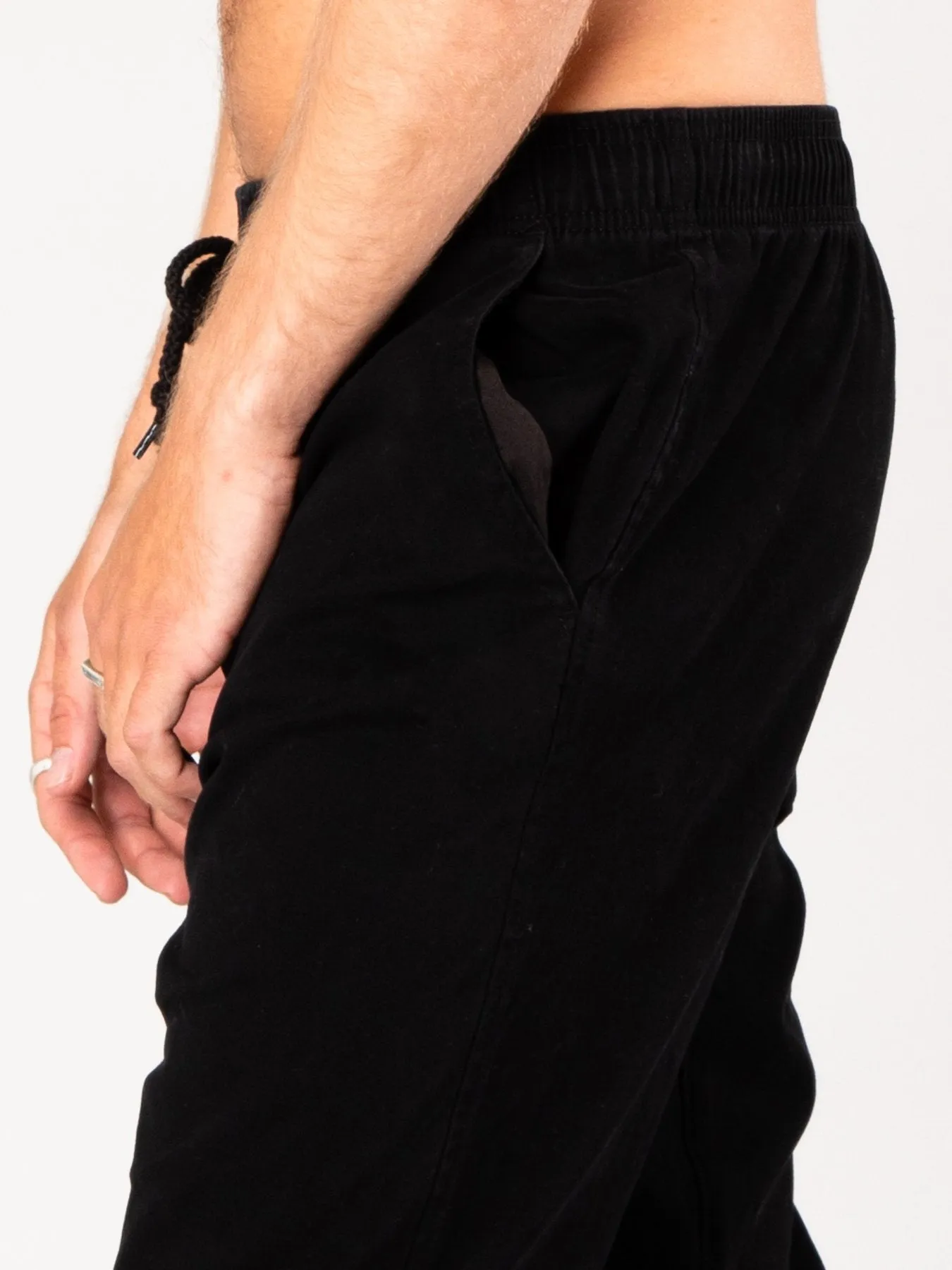 Hook Out Elastic Pant - Black