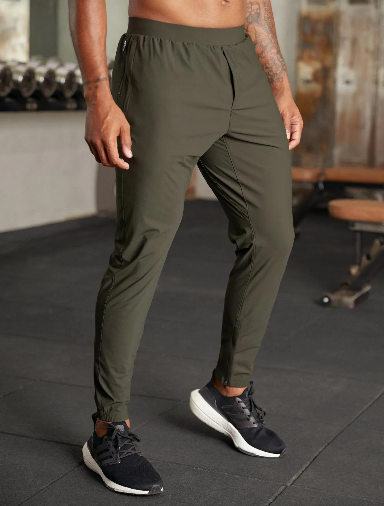 Hybrid Everyday Joggers - Dark Olive