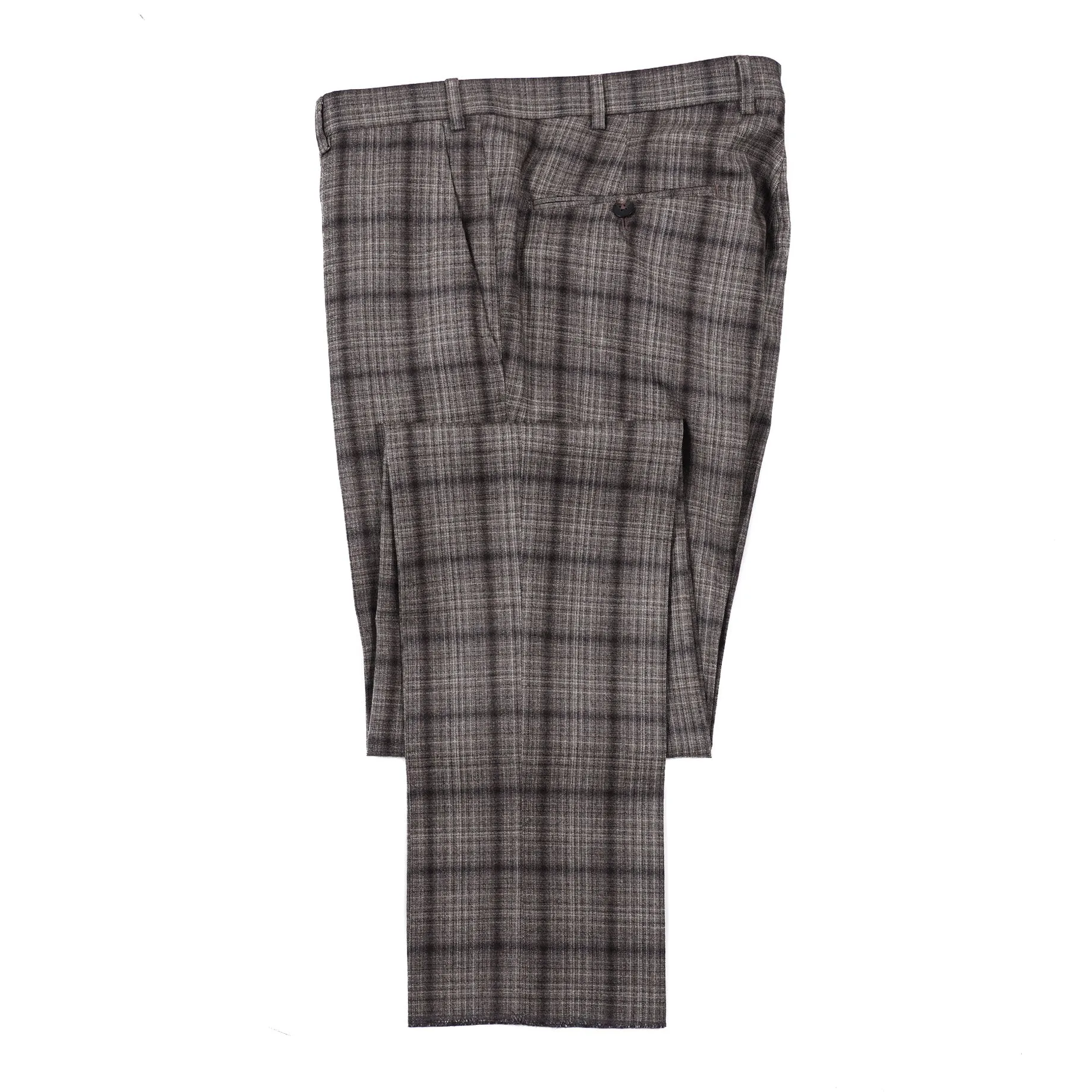 Isaia Slim-Fit Shadow Check Wool Suit