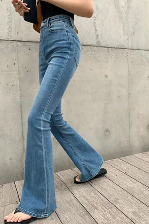 KittenAlarm - High Waist Slim Stretchy Long Jeans Pants