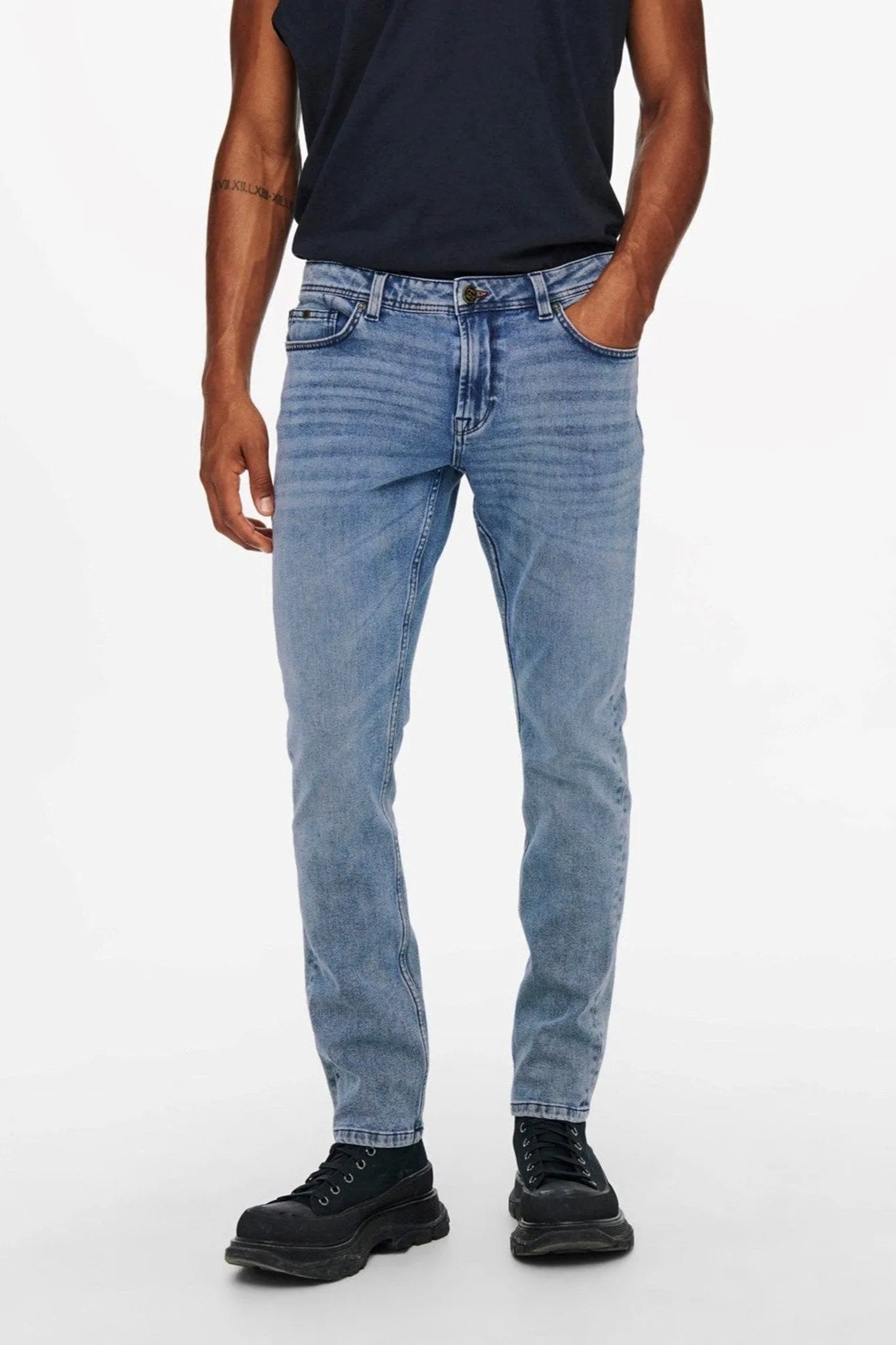 Loom Life Slim Jeans - Blue Denim