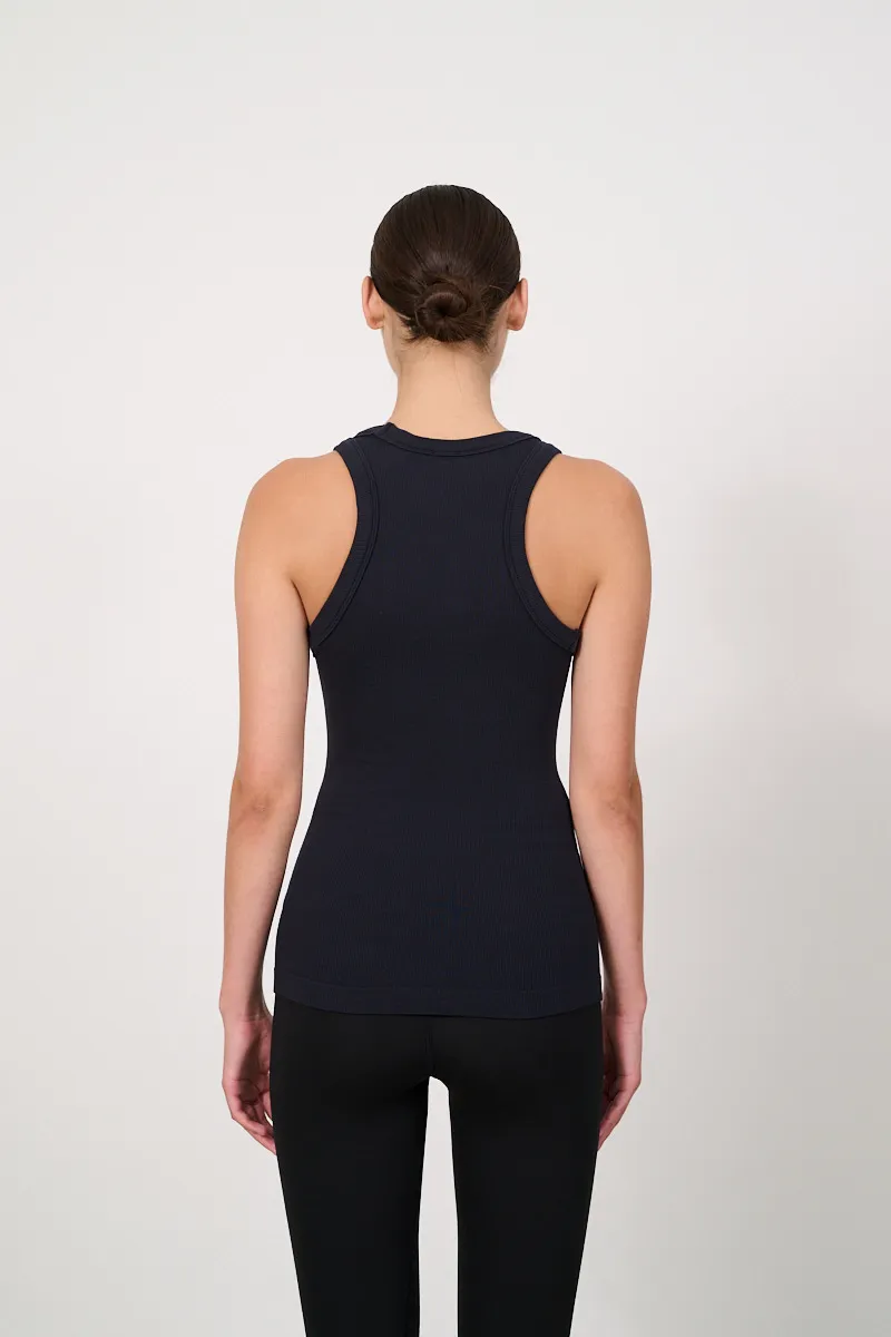 MAIA MicroModal soft rib tank - Black