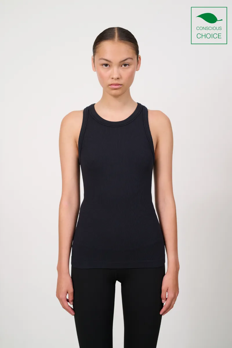 MAIA MicroModal soft rib tank - Black