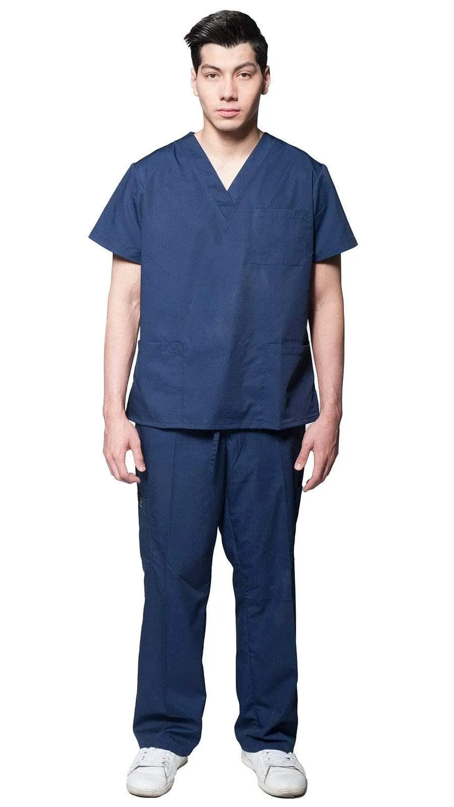 Men's Slim Fit 8 Pocket Uniform Scrubs - Style 103