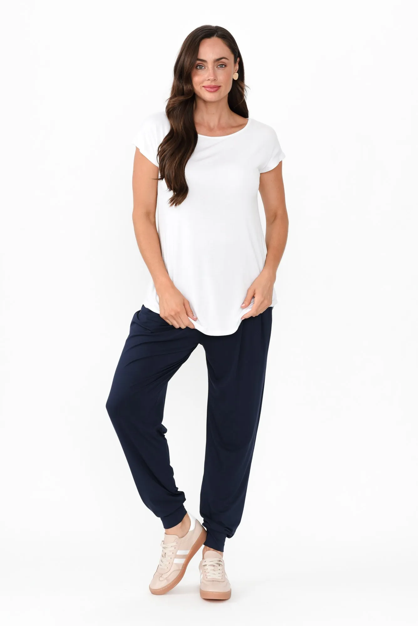 Navy Bamboo Everyday Pants