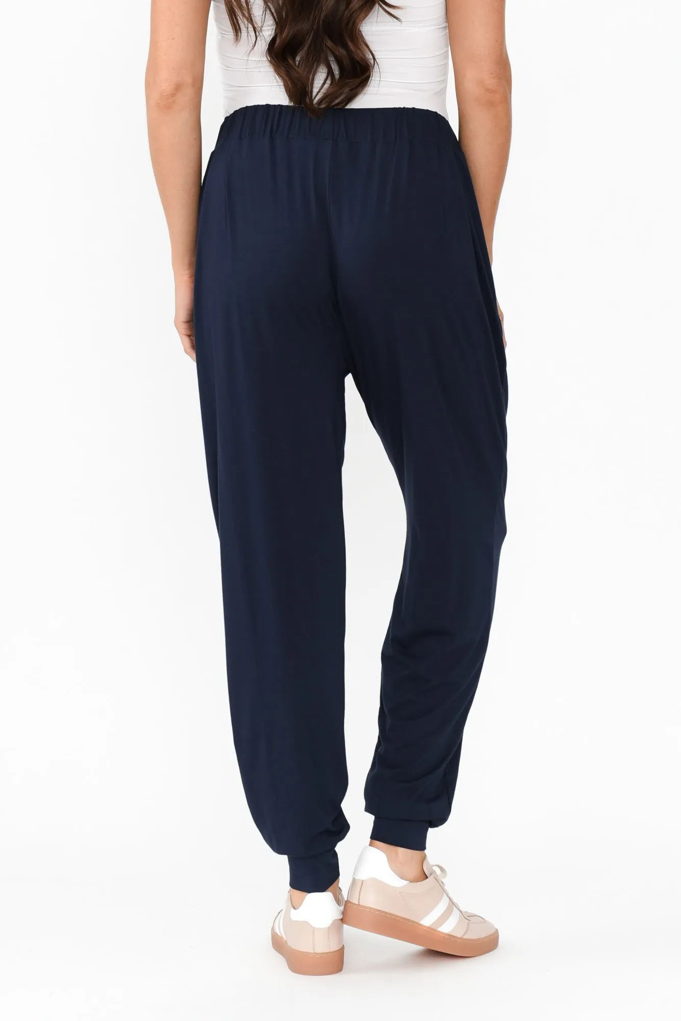 Navy Bamboo Everyday Pants