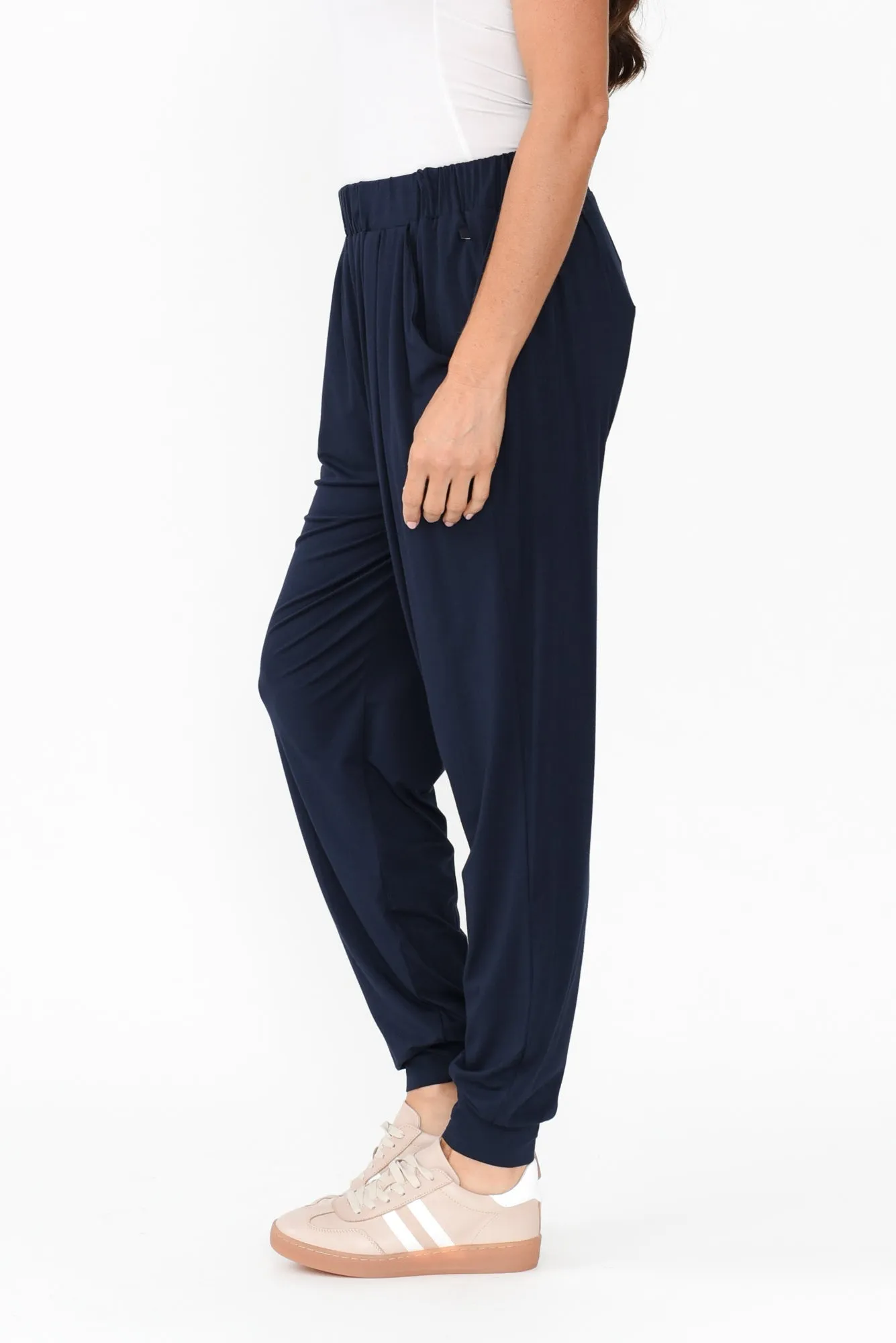 Navy Bamboo Everyday Pants