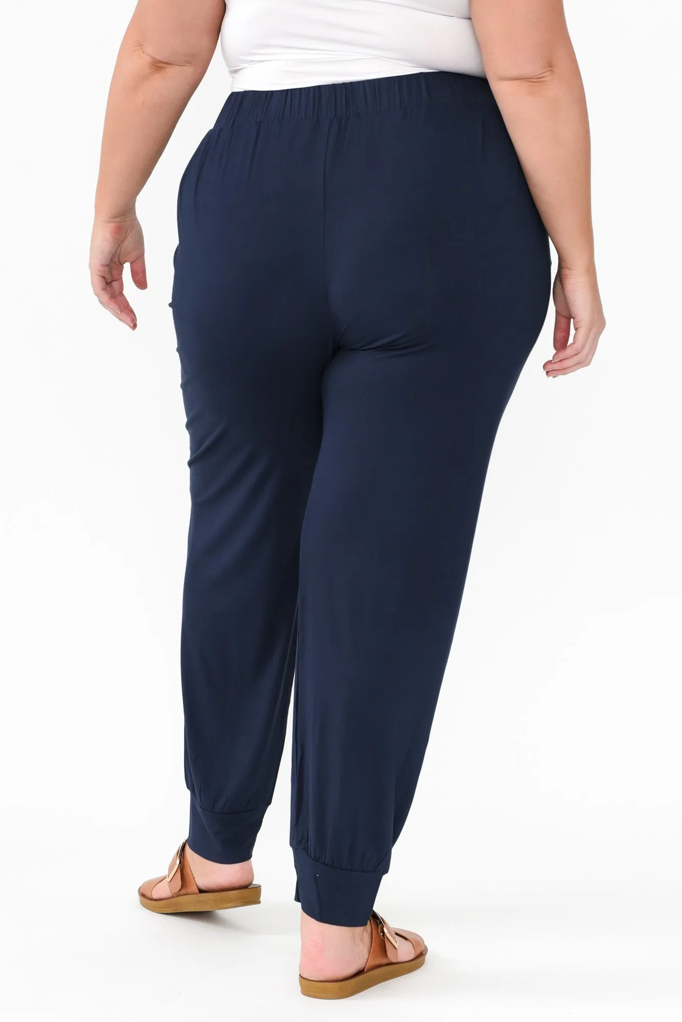 Navy Bamboo Everyday Pants