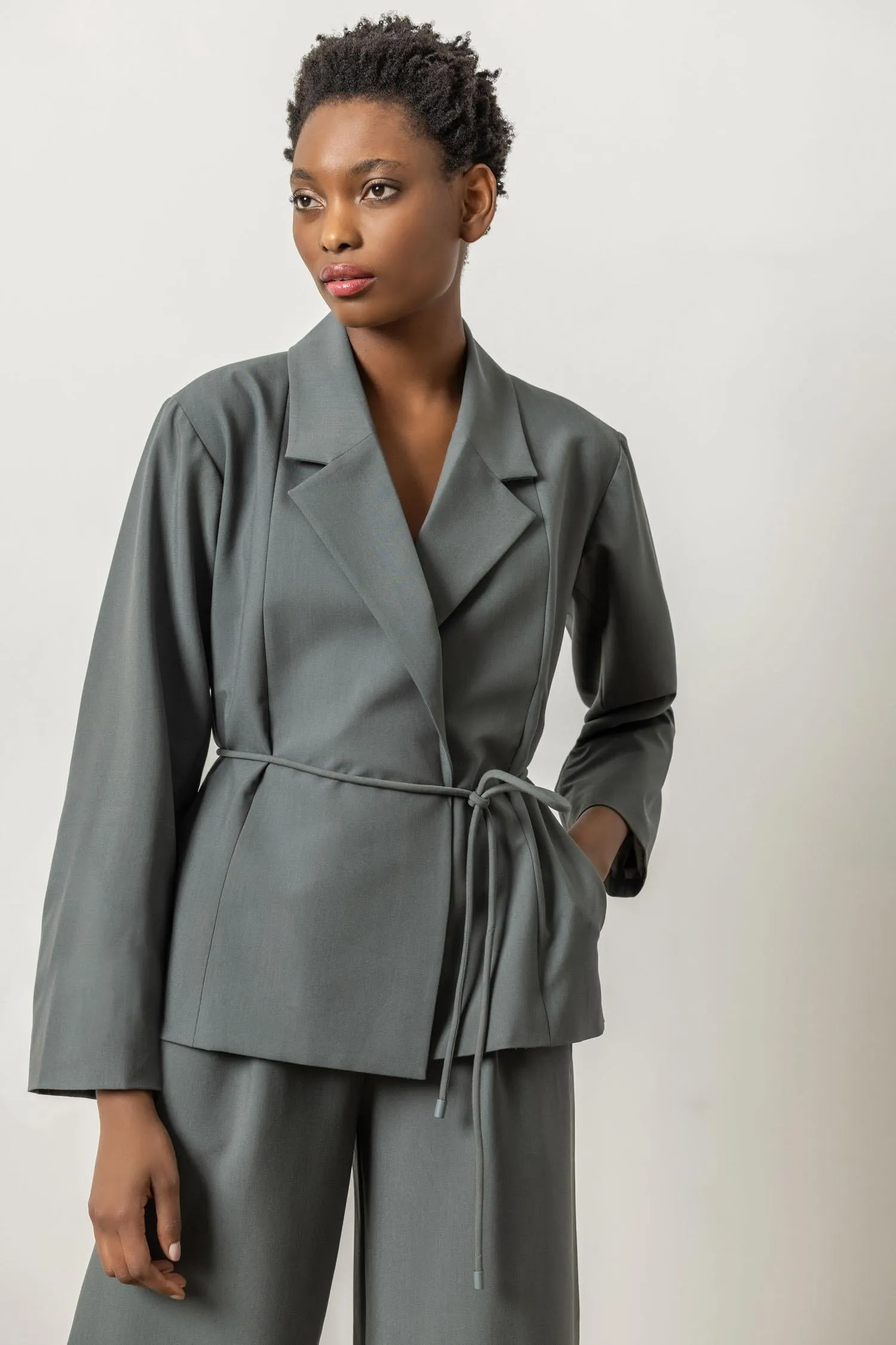 Notch Collar Blazer