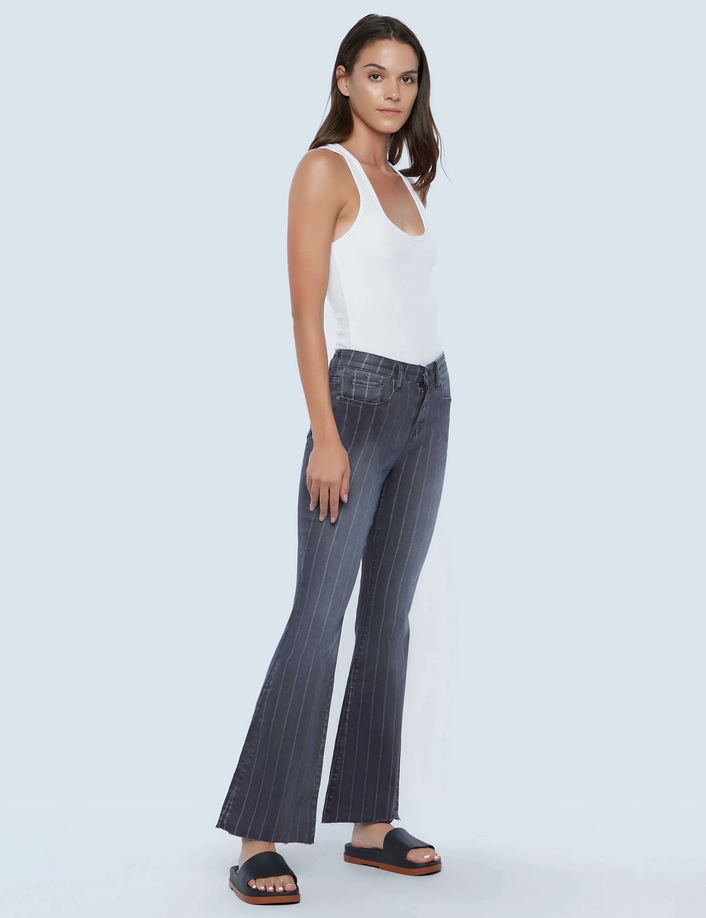 Olivia High Rise Flares