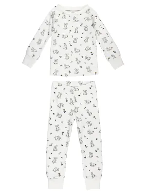 Organic Kids Long Sleeve PJ Set, Bunny