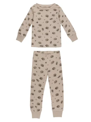 Organic Kids Long Sleeve PJ Set, Prickles