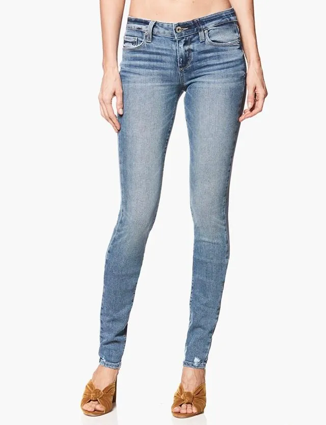 Paige - Leggy Ultra High Rise Skinny Jeans Rissy