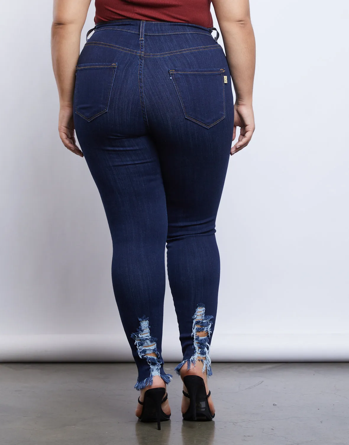 Plus Size Cassidy Distressed Jeans