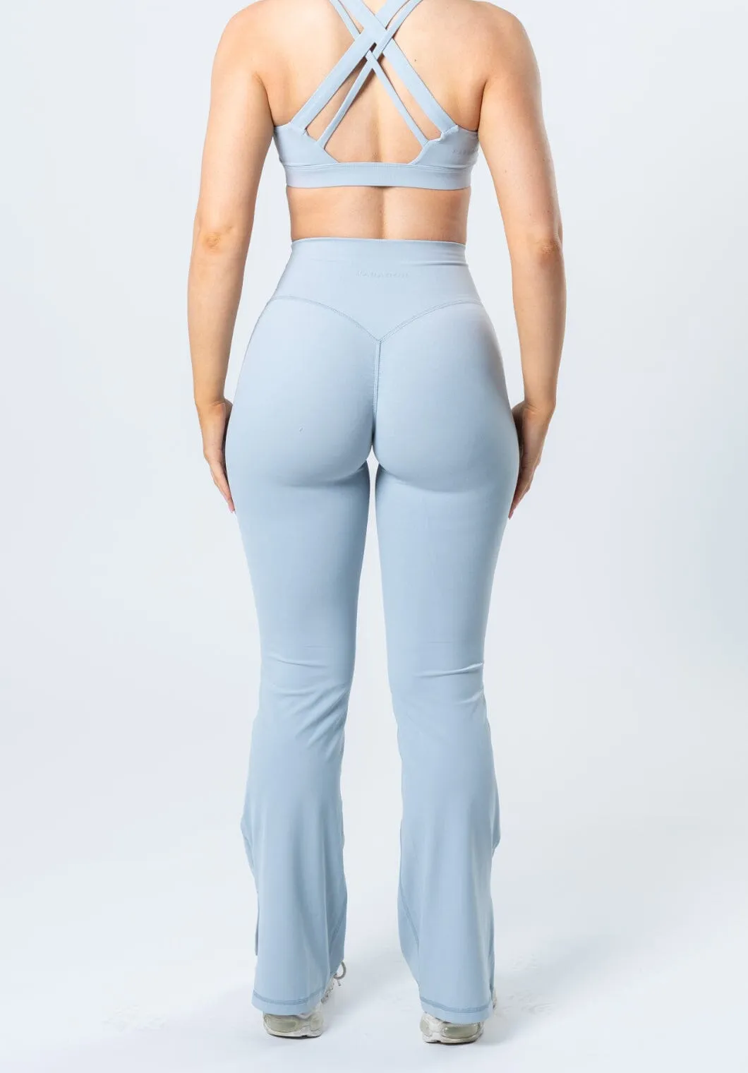 RecStretch Original Sculptseam™ Plus Flare Legging 31" Pearl Blue