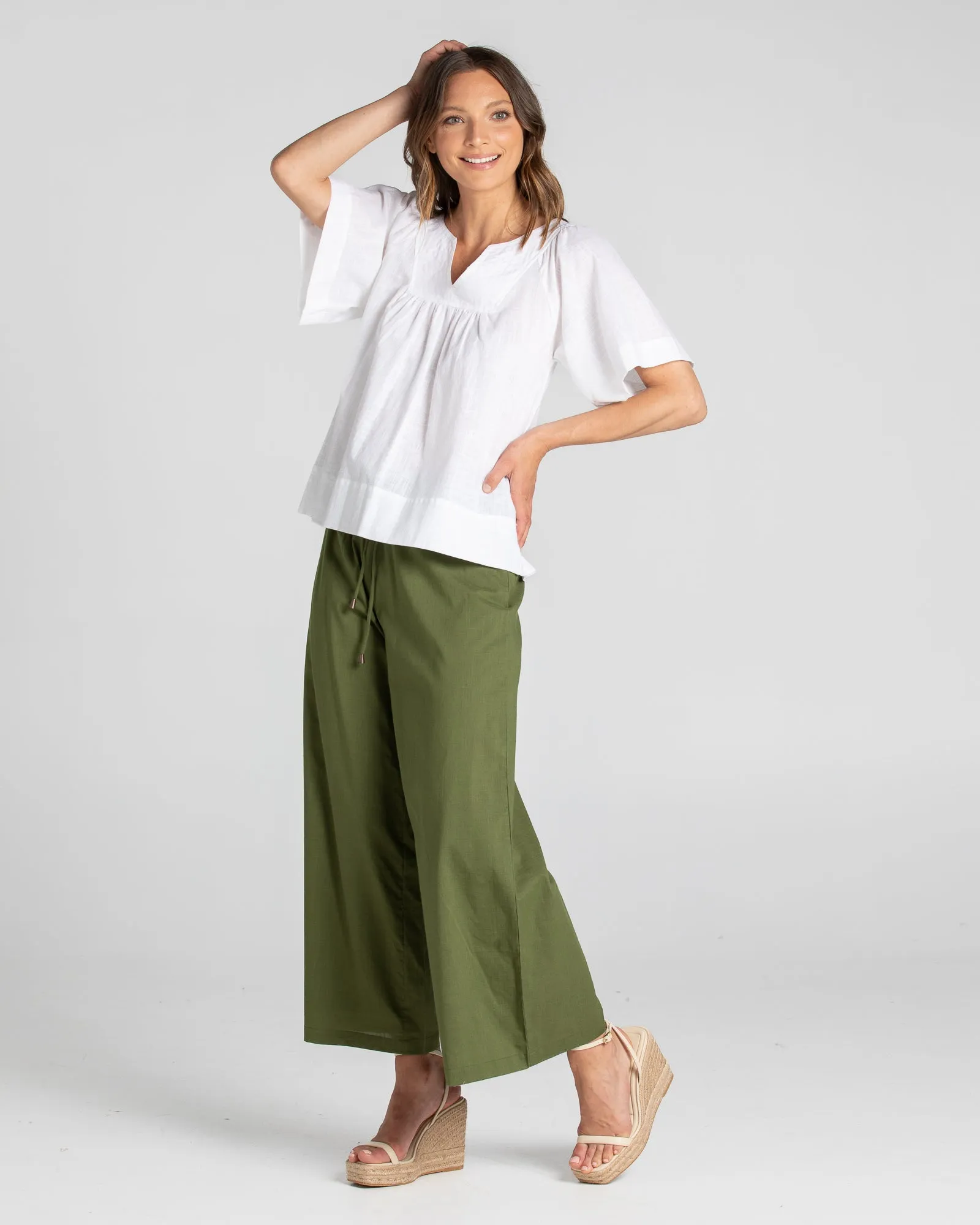 Ria Pant No Pockets - Khaki