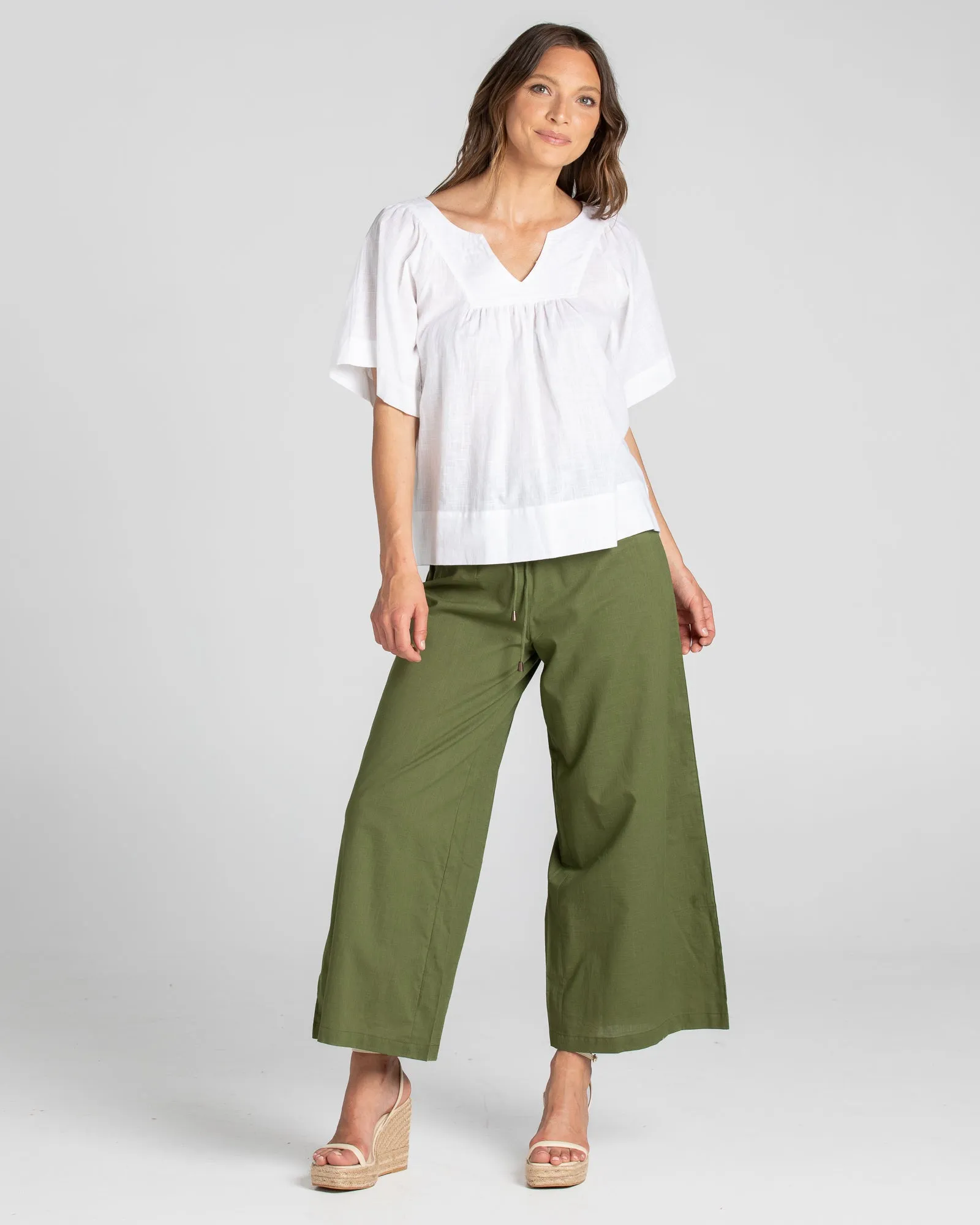 Ria Pant No Pockets - Khaki