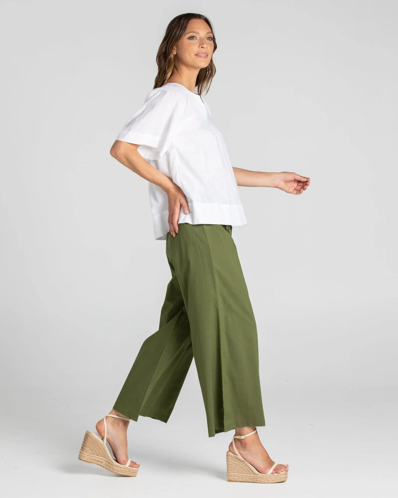 Ria Pant No Pockets - Khaki